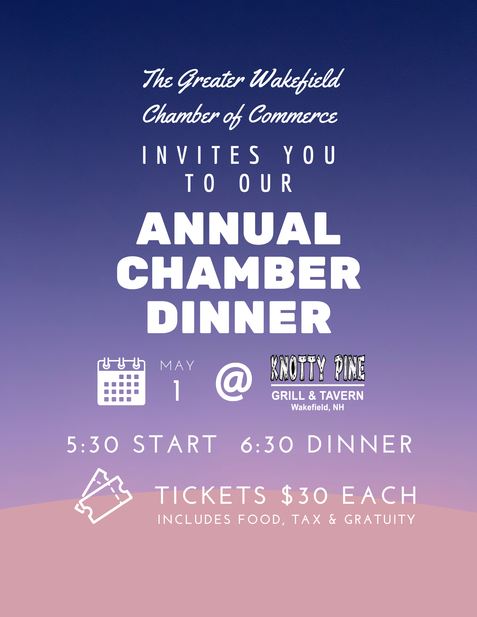 Greater Wakefield Chamber of Commerce  - Annual Dinner